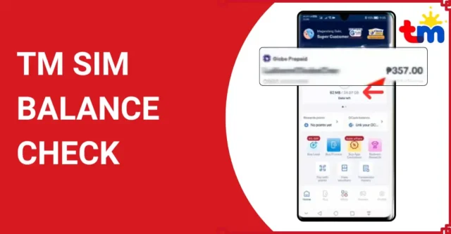 How to Check TM Balance